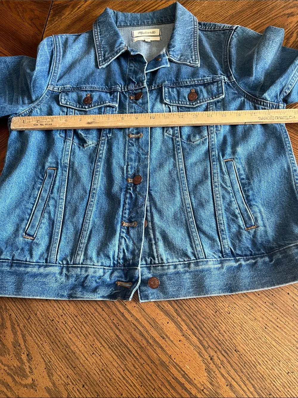 Madewell The Jean Jacket in Pinter Wash XL